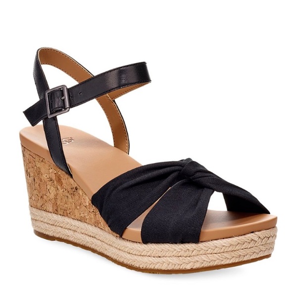 Ugg Women’s Joslyn cork Espadrille wedge sandals - Picture 2 of 4